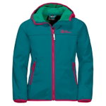 Jack Wolfskin Softshelljacke Fourwinds (wind-& wasserabweisend) bayblau Kinder/Jugendliche
